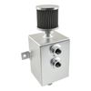 Calflow Aluminium 2 Litre Rectangular Oil Catch Tank Can with Breather, -10AN Ports