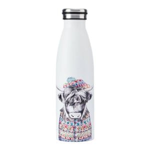 Mikasa x Tipperley Hill Cow Themed Sleeved Insulated Water Bottle 500mL