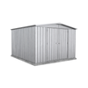 Absco Sheds 3.0 x 3.66 x 2.06m Zincalume Double Door Regent Garden Shed