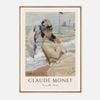 Galrie Claude Monet's Trouville Art Print Classic Impressionist Beach Scene Home Decor, Wood Frame, A4 21 x 30cm (8 x 12inch)