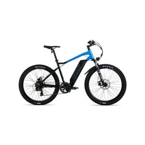 Valk Mx7 Electric Bike Medium Frame Mountain Ebike, Black And Blue