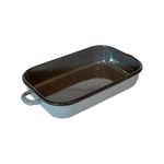 Urban Style Enamelware 4.8L Induction Baking Dish w/ Handles - Grey