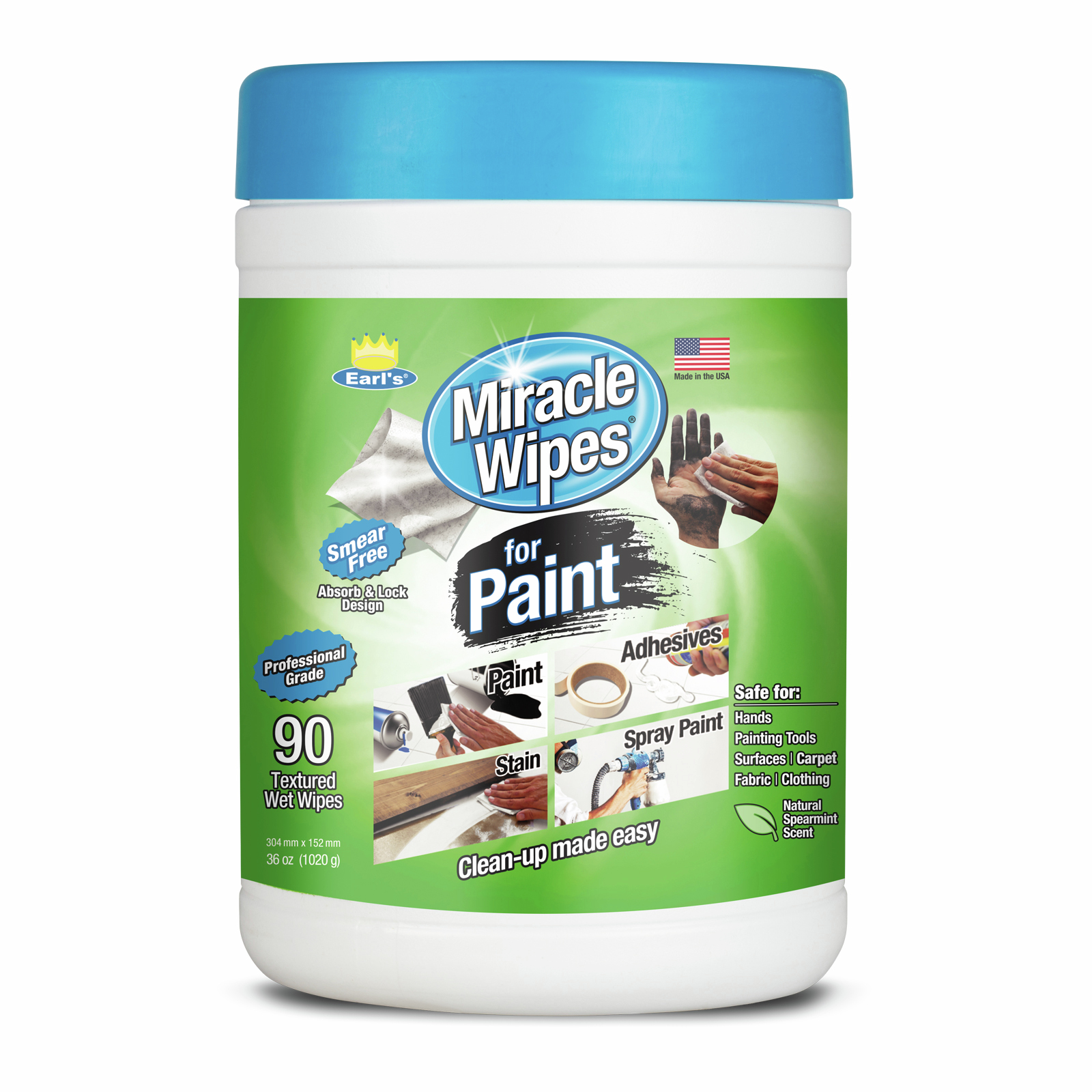 Miracle Wipes Smear Free Wet Wipes - 90 Pack product image