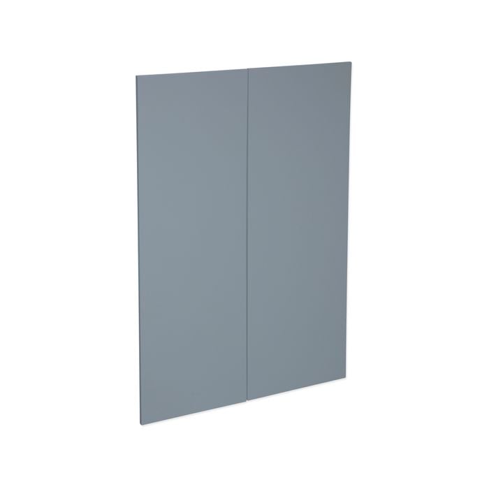 Kaboodle 900mm Modern Danish Blue Medium Pantry Doors - 2 Pack - Modern