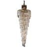 Vencha Chanel  Spiral 35 Light Crystal Chandelier - Gold