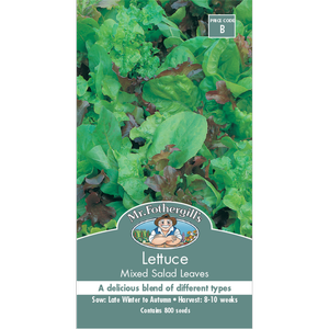 Mr Fothergill's Lettuce Mixed Salad Leaves Vegetable Seeds