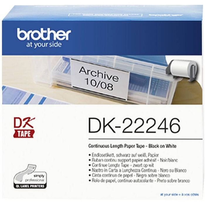 Brother Dk-22246 White Roll