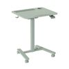 GKU Tiltable Height Adjustable Mobile Sit Stand Desk Wheely 700x500mm green