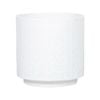 25 x 24.5cm White Round Footed Dash Planter