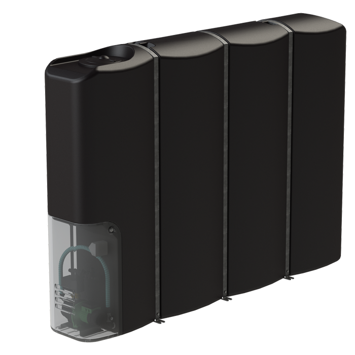 Promax 3,000L Black Slimline Tank And Pump