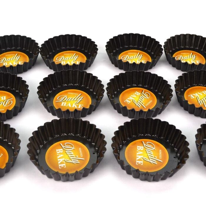 Daily Bake 7.5cm X 2xcm Non Stick Mini Quiche Pan Set Of 12