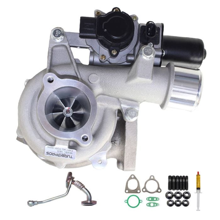 Upgrade Billet Turbo Charger With Genuine Oil Feed Pipe For Toyota Hiace 1kd-ftv 3.0l Vb35