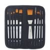 Jasart 10 Piece Short Handle Brush Wallet
