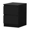 Bedside Table Black ALFORDSON