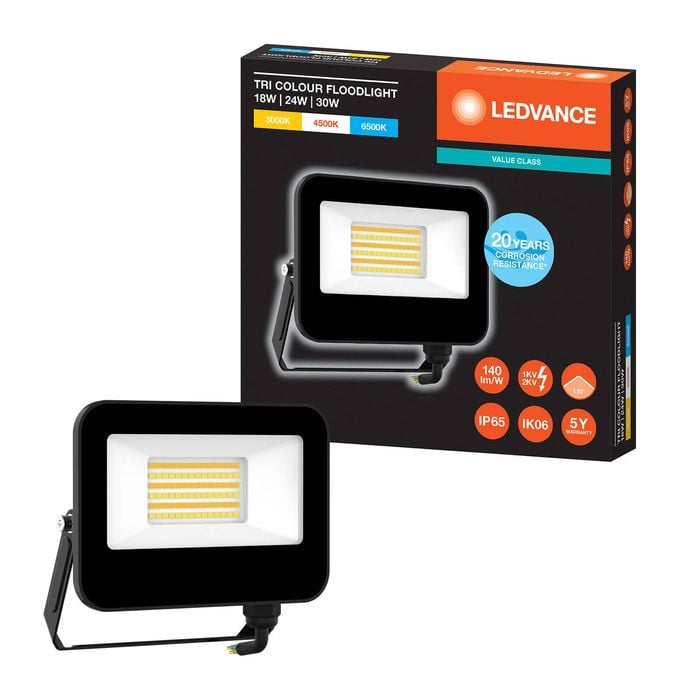 Ledvance LED Floodlight 3CCT 30W/24W/18W
