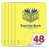 5x Spirax 70gsm 48 Pages A4 14mm Dotted Third No.103 Exercise Book/notebook