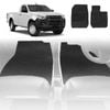 6D Diamond Car Floor Mats for Isuzu D-Max Single Cab 2012-2020-Front Set-Black-Outback GT