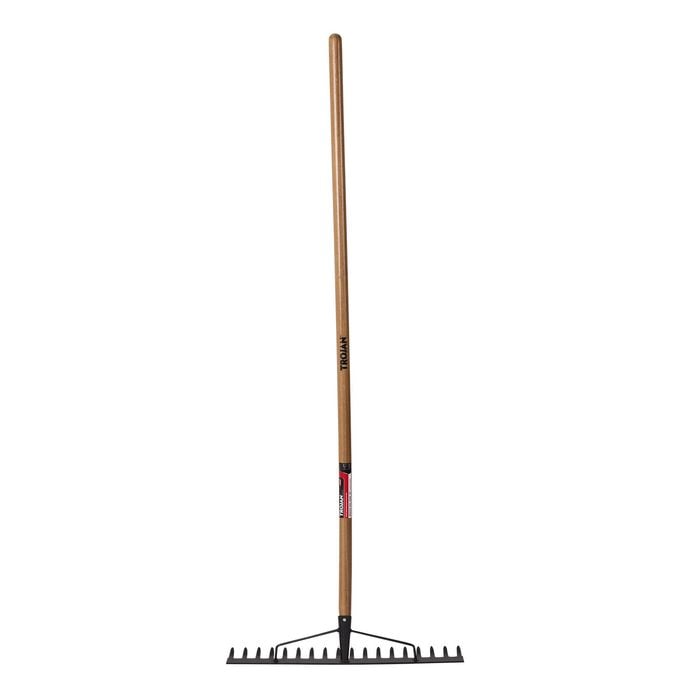 Trojan 18T Landscapers Rake Timber Handle