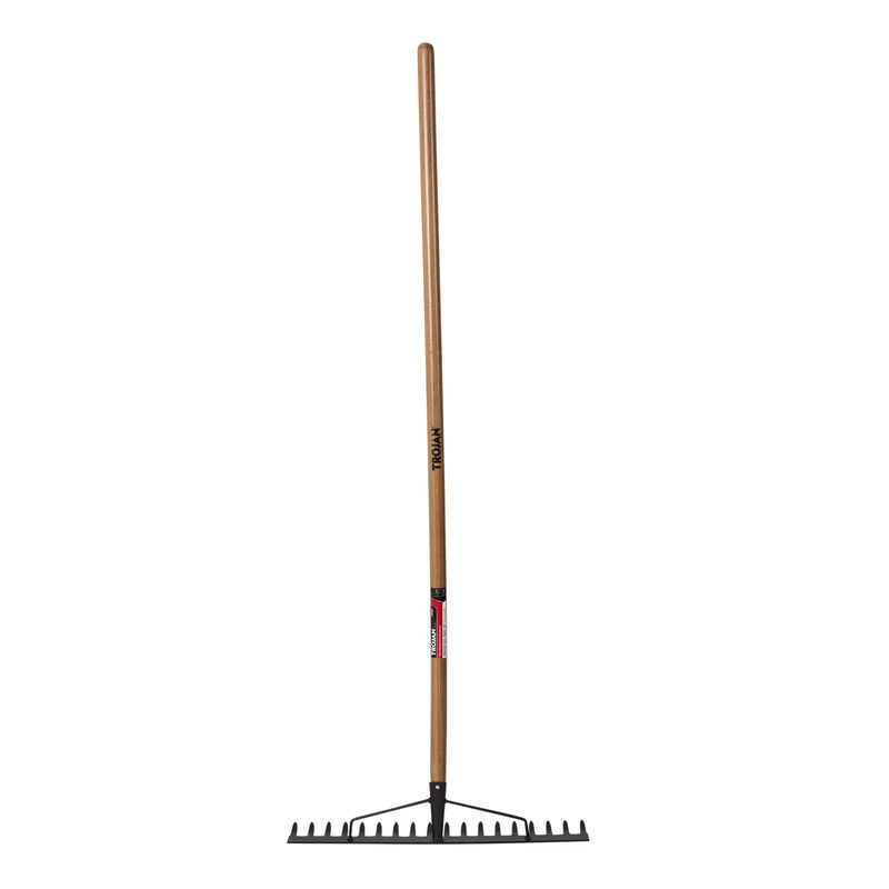 Trojan 18T Landscapers Rake Timber Handle