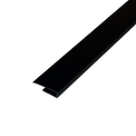 Wall Art Joiners 2400mm Black Wet Area Panel End Cap