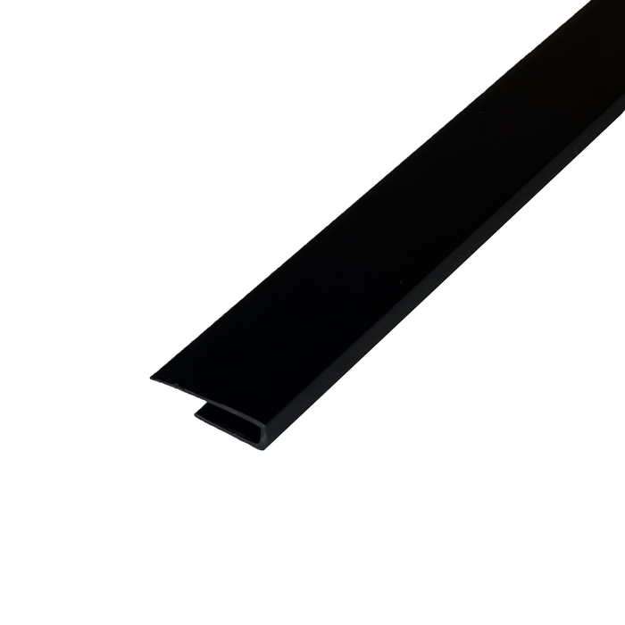 Wall Art Joiners 2400mm Black Wet Area Panel End Cap