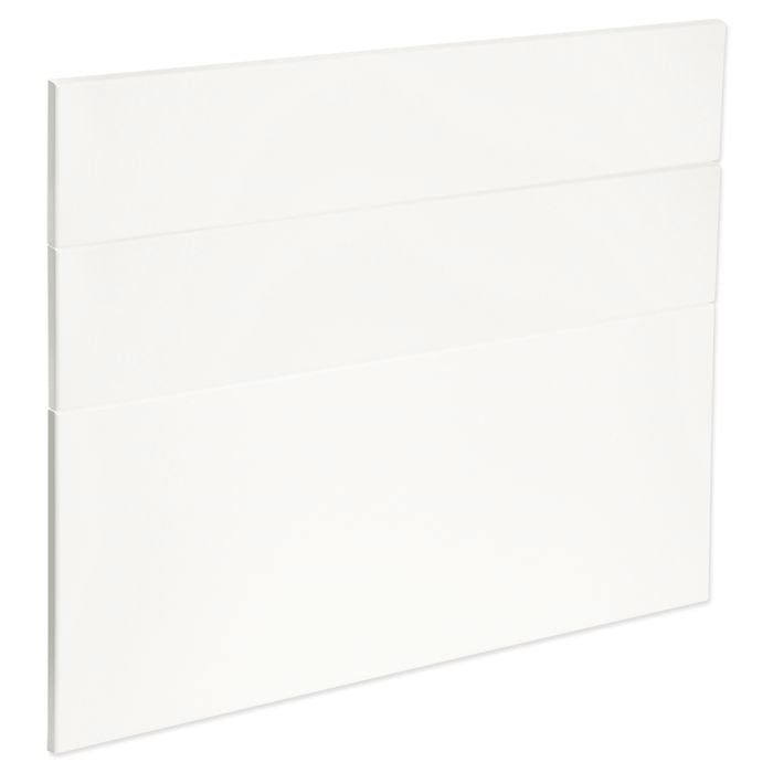 Kaboodle 900mm Gloss White Modern 3 Drawer Panels