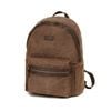 Tosca Waxed Canvas Padded Shoulder Zipped Backpack 36cm