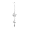 Lvd Rustic Decorative Iron Chime Home/garden Decor White 64.50x14x8.50cm
