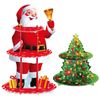 Catzon 2 Pack Cake Stand Christmas Cardboard Dessert Holder