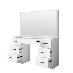 Luxsuite Dressing Table Set with Mirror Makeup Dresser Vanity