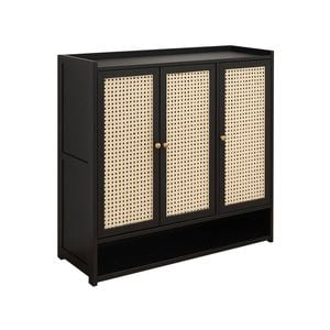 Lauft 3-Door Multi-Layer Shoe Storage Cabinet Shoe Rack Organiser Shelf