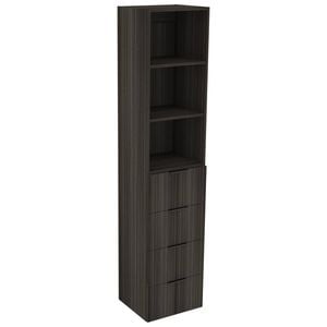Lugna 2048 x 450 x 380mm Storm Ready to Assemble Robe Insert 2 Shelf 4 Drawer Unit