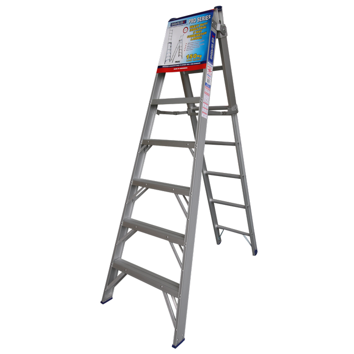 INDALEX 2.1m-3.5m Industrial Aluminium 150KG Pro Series Combination Ladder