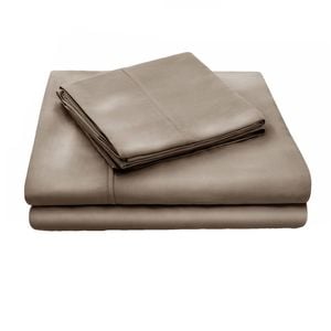 Accessorize Tencel Cotton Blend Sheet Set Mocha (Also Known as Latte) Single