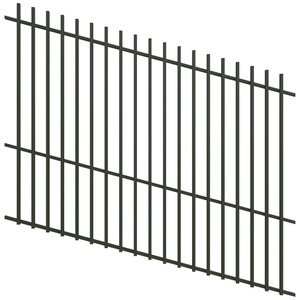 ProtectorAl 1201 - 2400 x 1800mm Woodland Grey Raked Up to 15º Batten Pool Fence Panel