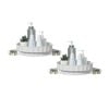 SOGA 3-Tier White Countertop Cosmetic Storage Organiser