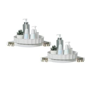 SOGA 3-Tier White Countertop Cosmetic Storage Organiser