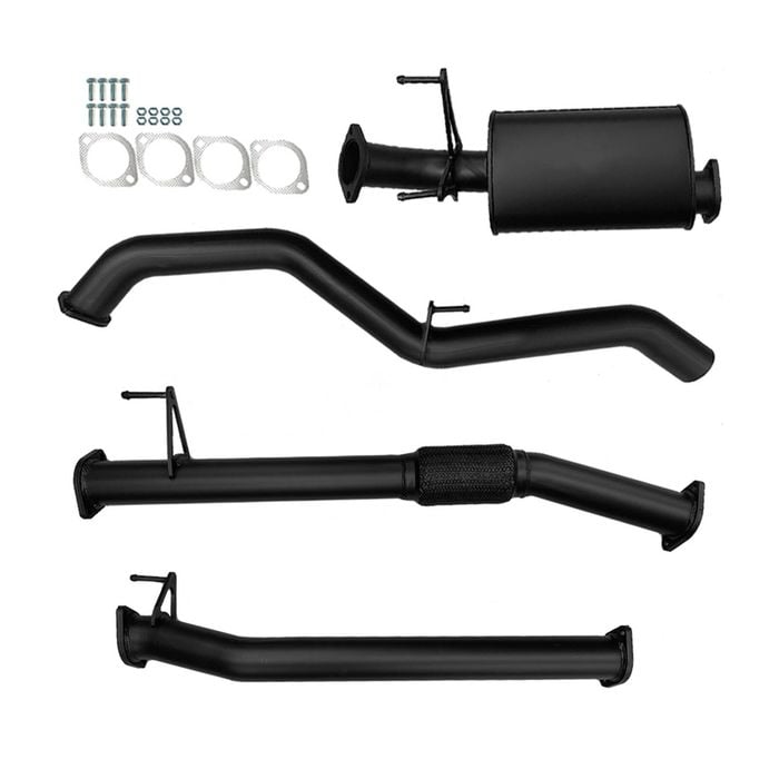 Ignite Exhausts Dpf Back For Isuzu D-max 4jj3 3l Muffler Black Aluminised Steel