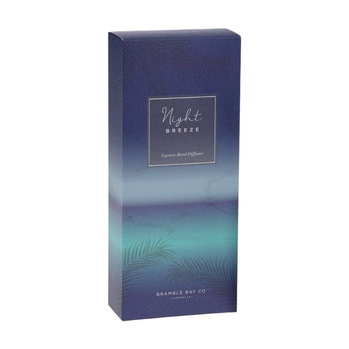 Bramble Bay Ocean Night Breeze Glass Reed Diffuser Home Fragrance 150ml