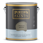 Porter's 2L French Green Eggshell Finish Broadwall Washable Paint