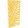 ProtectorAl 300-1200 x 1201-2400mm Dark Yellow/Gloss White Palm Unframed Composite Deco Panel