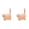 2PK Urban Products Cat Pot/Garden/Shelf Ornament Bisque 13cm