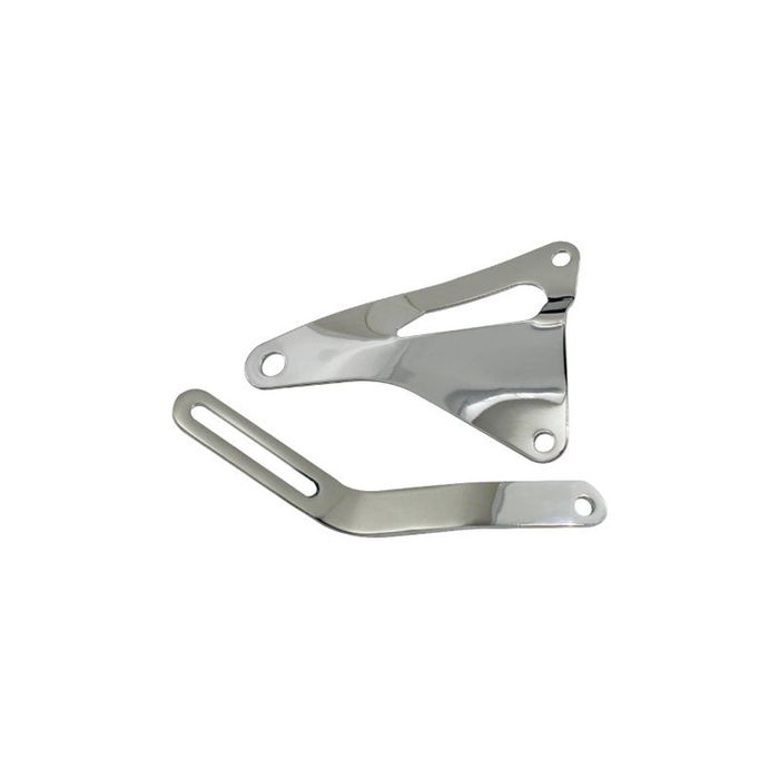 Alternator Bracket Set Ford Windsor 289-302 (Mustang 1965-73) Chrome