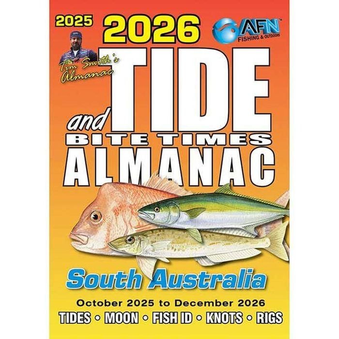 2026 South Australia SA Tide And Bite Times Almanac Book