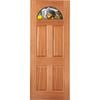 Woodcraft 2040 x 820 x 40mm Entrance Door Carolina Black Leadlight  Glass TG2 GlassCG
