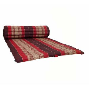 Handmade Thai Kapok Roll Up Mattress - Organic Kapok Sleeping Mat, Yoga Daybed and Floor Futon
