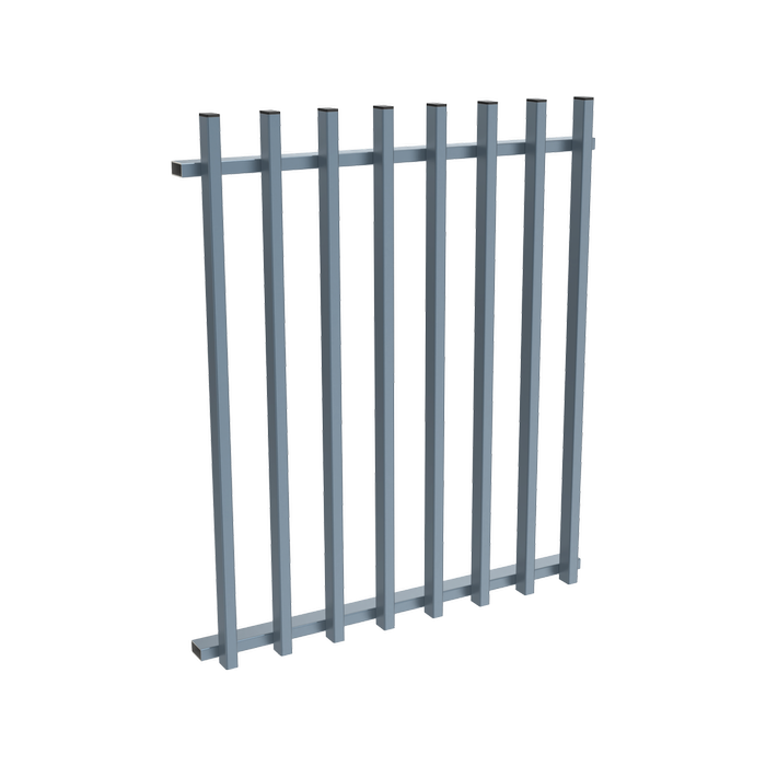 ProtectorAl 0350 - 0900 x 1050mm Deep Ocean Aluminium Batten Balustrade Panel