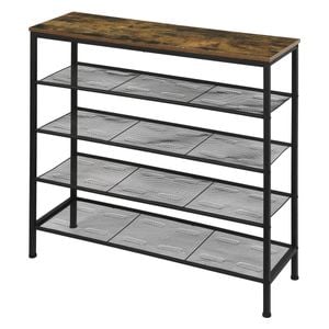 Levede 5-Tier Industrial Shoe Rack 100CM