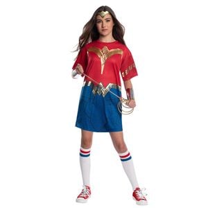 Dc Comics Wonder Woman 1984 Oversized Tee Dress Up Halloween Costume Size Teen