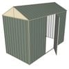 Build-a-Shed 1.5 x 3 x 2.3m Single Hinged Side Door Gable Shed - Green